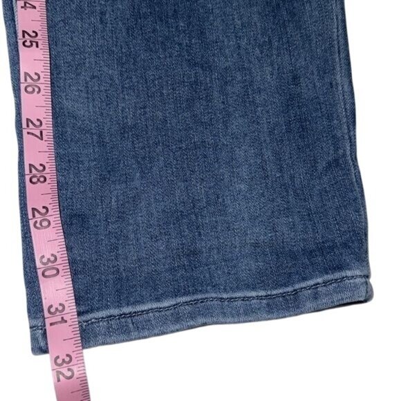 Laurie Felt Daisy Denim Boyfriend Jeans 24W Dark Wash Stretch Cotton Blend Women - Picture 13 of 13